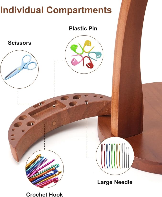 eZAKKA Magnetic Yarn Holder Spinner - Image 4