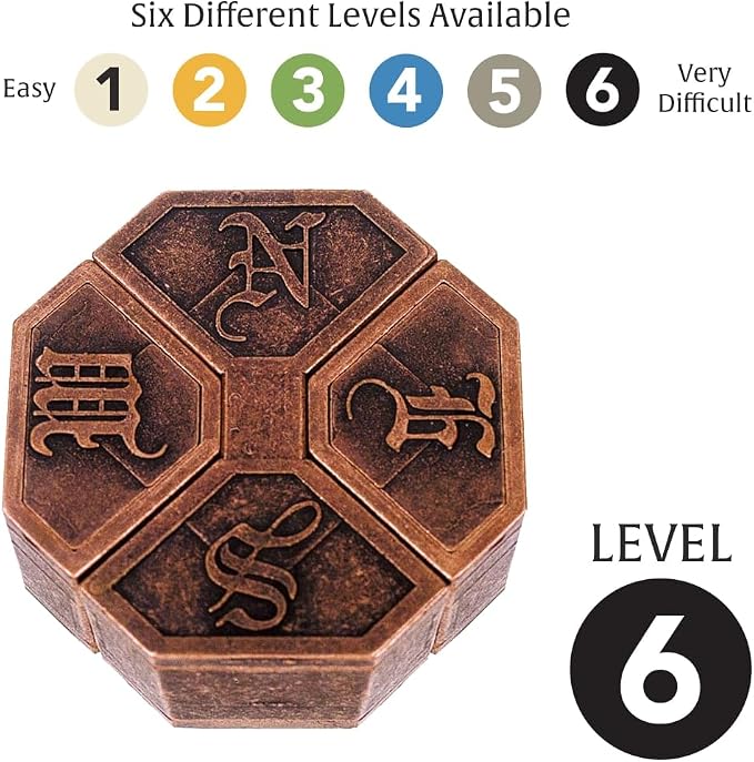 BePuzzled | News Hanayama Metal Brainteaser Puzzle Mensa Rated Level 6 - Image 6