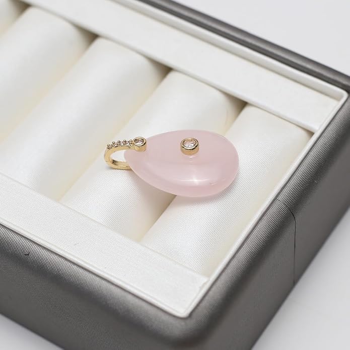 LE SKY Natural Stone Pendants Healing Crystal Gemstones - Image 8