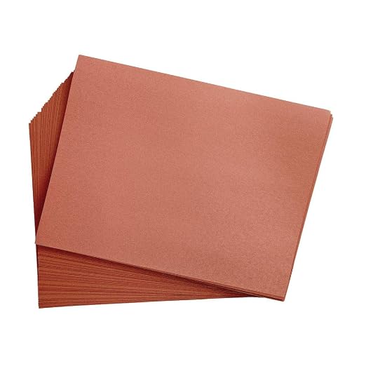 Colorations 9" x 12" Mediumweight Brown Construction Paper by Colorations