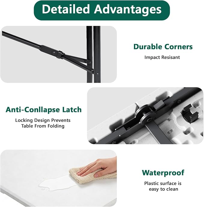 Folding Table 5ft - Image 9