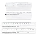 300 Pcs Wound Measuring Tape 6 Inch Wound Ruler Double Sided Disposable Paper Tape Measure Paper Guide Ruler Measurement Tools for Nurses