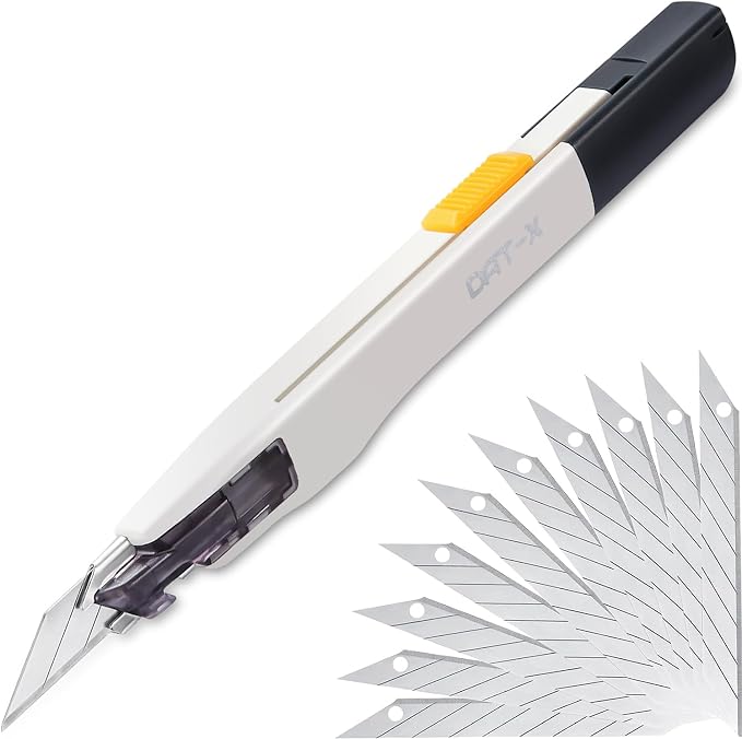 Utility Knife, DAT Series-X Portable Box Cutter, Fine Point Arts and Crafts by DAT
