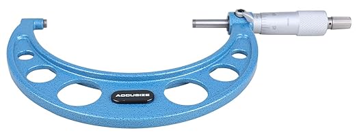 Accusize Industrial Tools 4-5'' by 0.0001'' Ultra-Precision Outside Micrometer, Eg00-0005