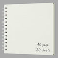 DIY Scrapbook Album 8x8 Inch, Hardcover Kraft Paper Scrap Book Photo Album by Sprsthai