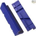 WORKPRO 6" Magnetic Vise Jaw Pads, TPU Soft Grips with Dual-Sided V-Groove & Flat Design, Ideal for Drill Press, Bench Clamp, Metalworking and Woodworking