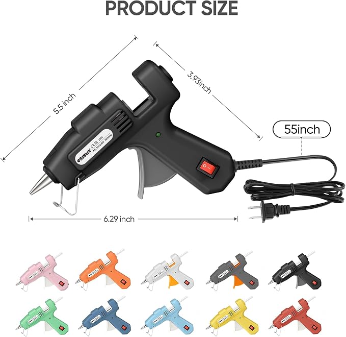 ROMECH 20W Mini Hot Glue Gun - Image 4