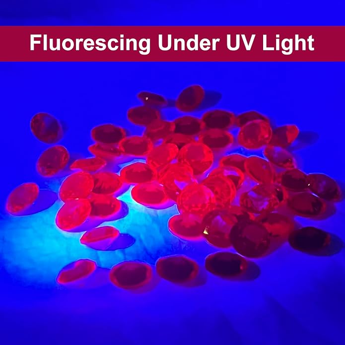 50Pcs Loose Synthetic Ruby Stone Bulk Wholesale Round Brilliant Cut Diamon - Image 3