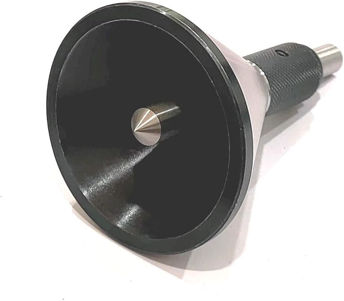 Engineer Machinist Bell Punch Hand DIY Tool for Center Finding on a Round Bar- Accurate & Precise (Metal, BIG)