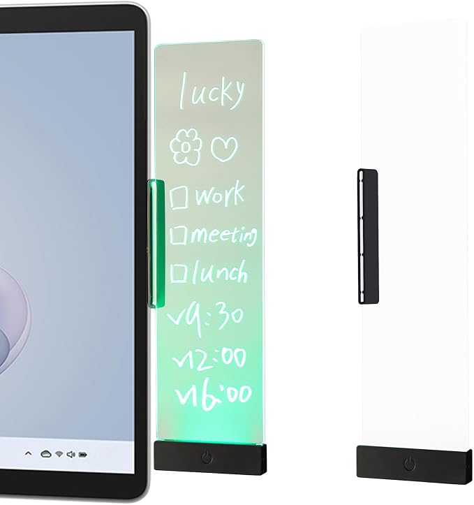 LED Memo Board with Sticky Note Holder, Office Supplies, Work from Home by XTION