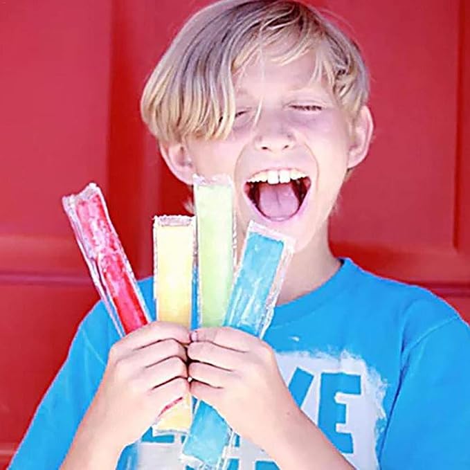 FEBSNOW 200Pcs Ice Pop Mold Bags Popsicle Pouches - Image 6
