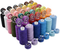 72Pcs 36 Colors Prewound Bobbins and Thread Spools by HDST-HOME