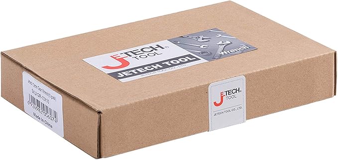 Jetech 13mm Ratcheting Combination Wrench (10 Pack), Industrial Grade Gear Spanners with 12-Point Design, 72-Tooth Ratchet, Made with Forged and Heat-Treated Cr-V Steel in Chrome Plating, Metric