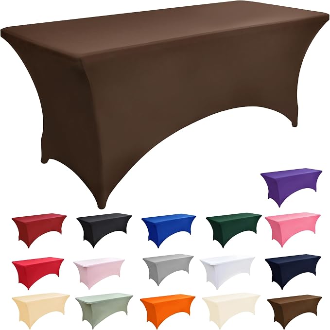 2-Pack 6ft Spandex Table Covers - Image 3