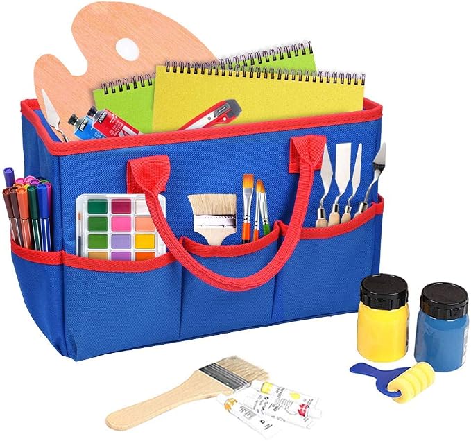 ZKOO Craft Organizer Tote Bag, Portable Art Supply Storage Caddy - Image 5