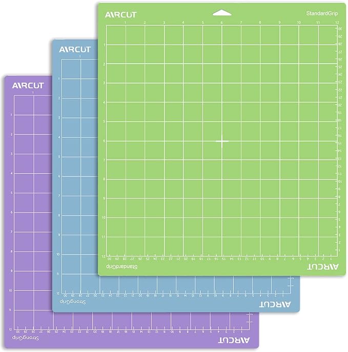AIRCUT Cutting Mat for Cricut Maker and Explore Series, Variety Sticky Grip by AIRCUT