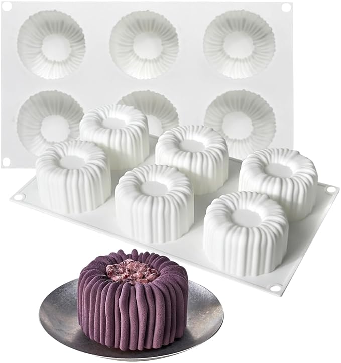mostsom Cylinder Silicone Mousse Mold, Baking Tool - Image 6