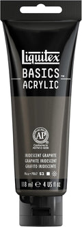 Liquitex BASICS Acrylic Paint, 118ml Tube, Iridescent Graphite by Liquitex