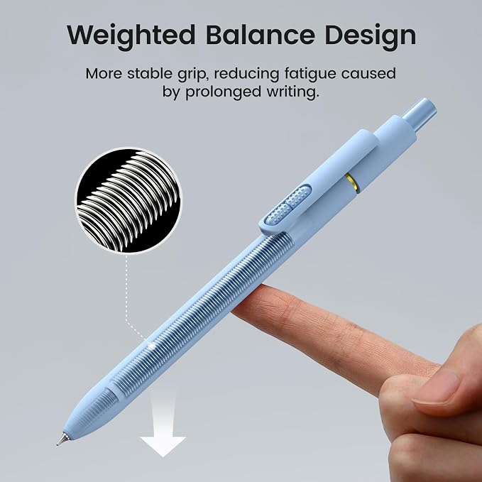 8 Pack Gel Pens, Smooth Writing, Long-Lasting Ink, Stress Relief Pens - Image 5
