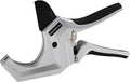 Ratcheting PVC Pipe Cutter - Cuts Up to 3" OD (2" Sch 40/80 Pipe) | SKD5 Steel Blade for Smooth Burr-Free Cut | Professional Plumbing Tools for DIY, Gardening(Silver Gray,75MM)