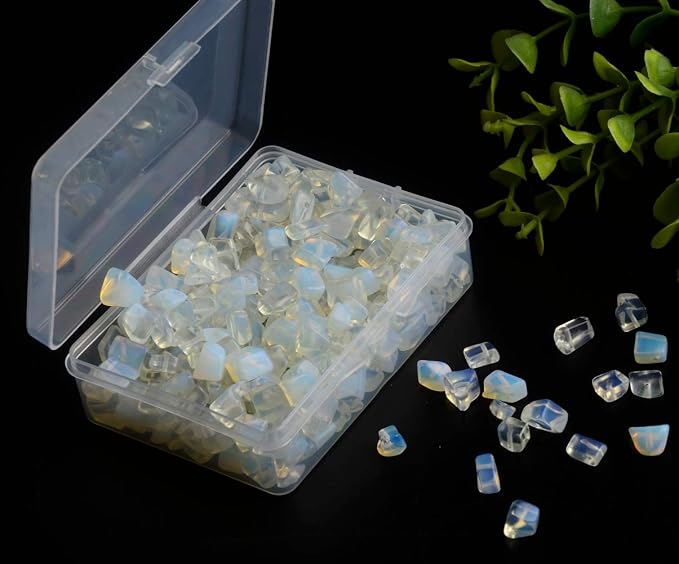 Natural Chip Stone Beads Opalite 5-8mm About 400 Pieces Irregular Gemstones - Image 3