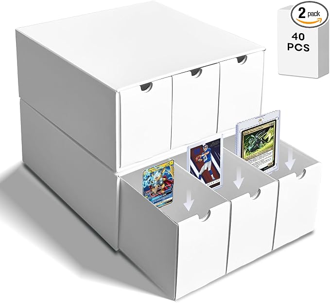 Fageverld Trading Card Storage Box, Top Loaders Storage Box by Fageverld
