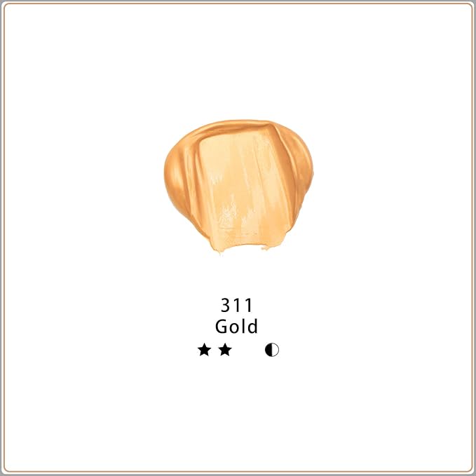 Artecho Gold Acrylic Paint, Art Craft Paints - Image 2