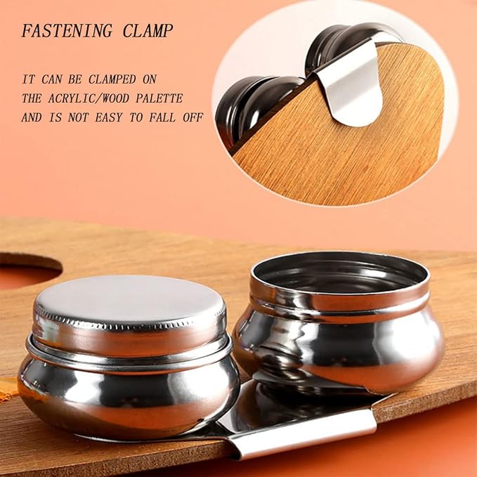 1 Set Stainless Steel Art Oil Pot - Image 4