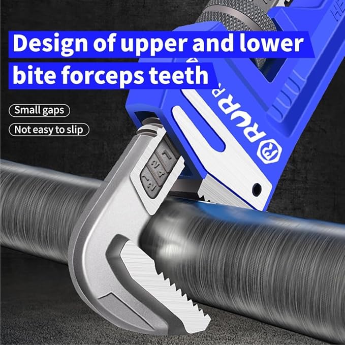 24 inch Industrial Grade Pipe Wrench - Straight,Heavy Duty,Forged High Carbon Steel Plumber's Tool for Water, Plumbing & Fire Protection Pipes