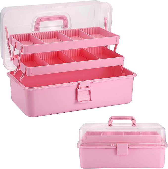Tackle Box, 16-Inch Extra Large Art Storage Box by BTSKY
