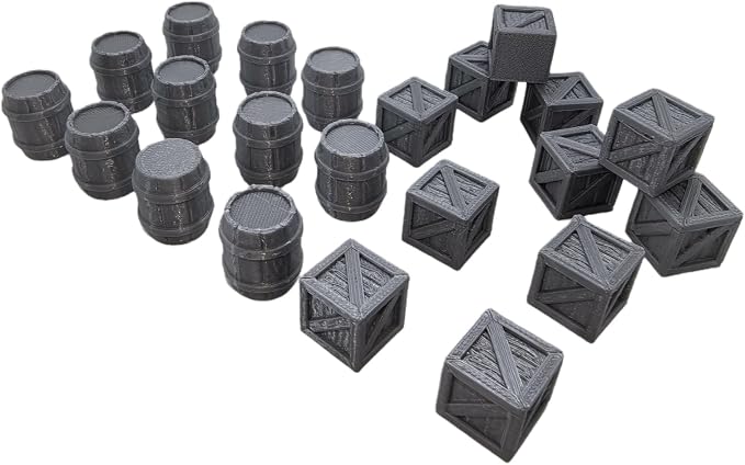 Crates and Barrels DND Terrain Compatible DND Terrain by Unknown