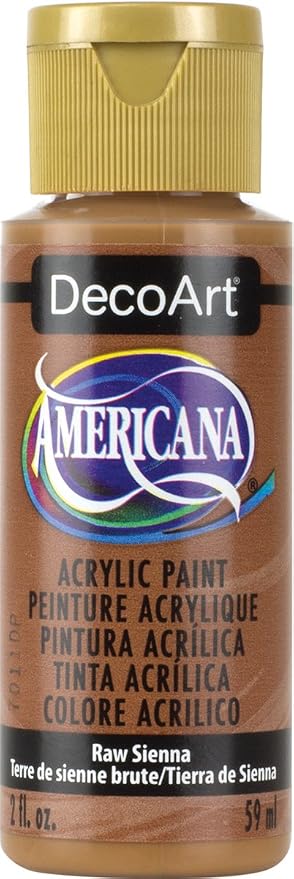 DecoArt Americana Acrylic Paint, Raw Sienna by DecoArtAcrylicPaintCraftSupplies