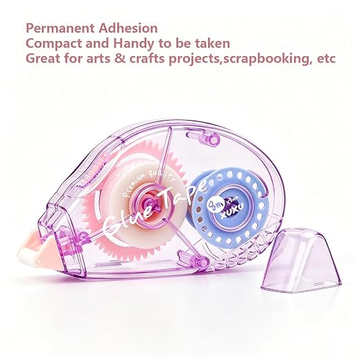 XUXU Colorful Scrapbooking Tape Glue Tape Adhesive Dots Tape Double Sided Tape - Image 5