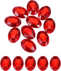 MECCANIXITY 10Pcs Acrylic Oval Gems 30x40 mm Flat Back Artificial Rhinestones by MECCANIXITY