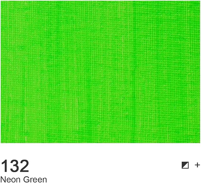 AUREUO Neon Green Acrylic Paint, 4 Fl Oz / 120ml Single Tube, Rich Pigment Art - Image 2