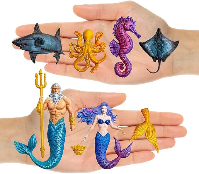 Mermaid and Sea Creatures Clay Molds - Image 5