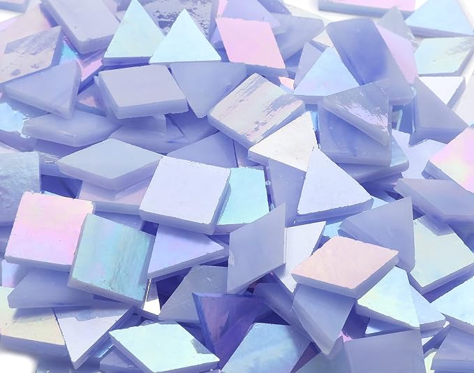 Lanyani Iridescent Stained Glass Mosaic Tiles - Image 3