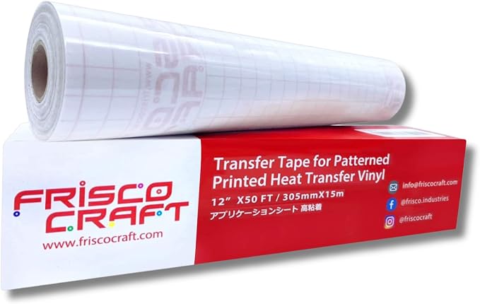 Frisco Craft Clear Transfer Tape Vinyl Roll by FriscoCraft
