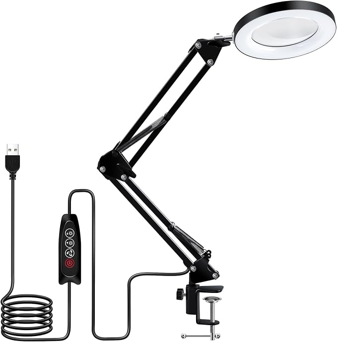 LXIANGN 10X Magnifying Glass by LXIANGN
