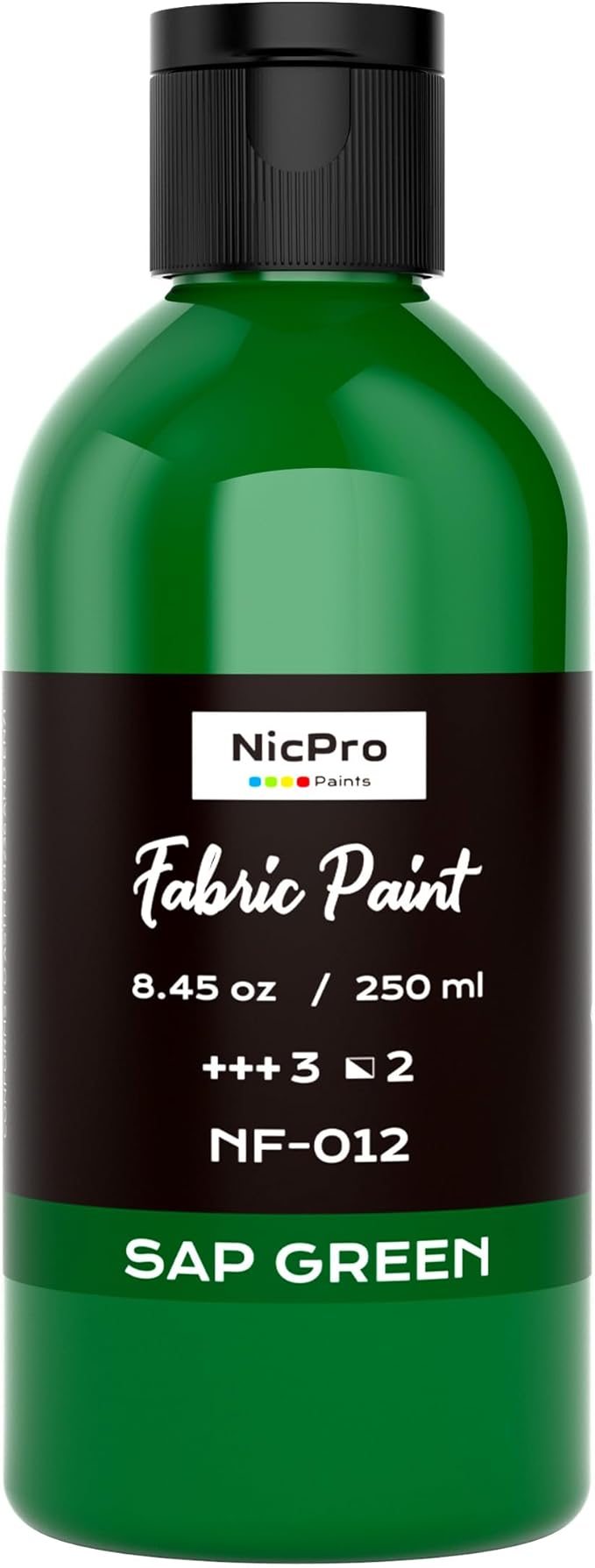 Nicpro Green Fabric Paint, 8.45 oz Fabric Paint by Nicpro