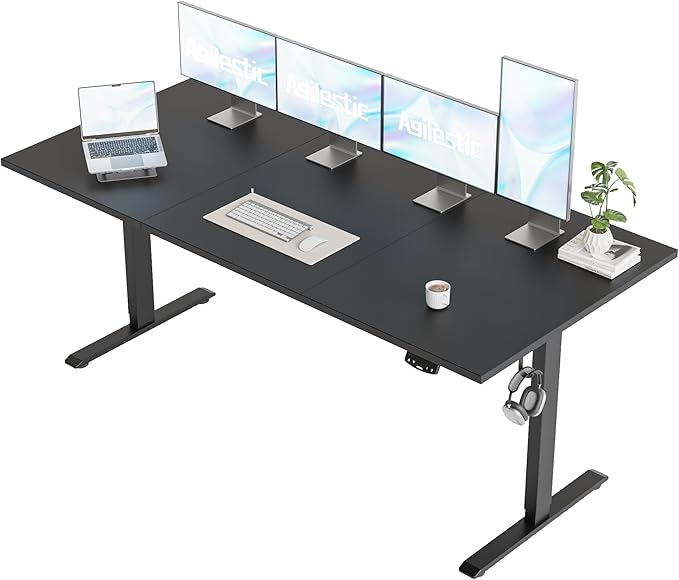 Agilestic Electric Standing Desk, 71 x 31.5 Inches Height Adjustable Desk by Agilestic
