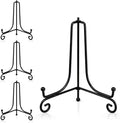 Artliving Plate Stands for Display, 8 Inch Black Iron Easel Plate Display Photo by Artliving
