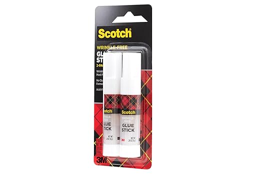 Scotch Wrinkle-Free Glue Sticks, 2 Pack, .27 oz Each - Image 2