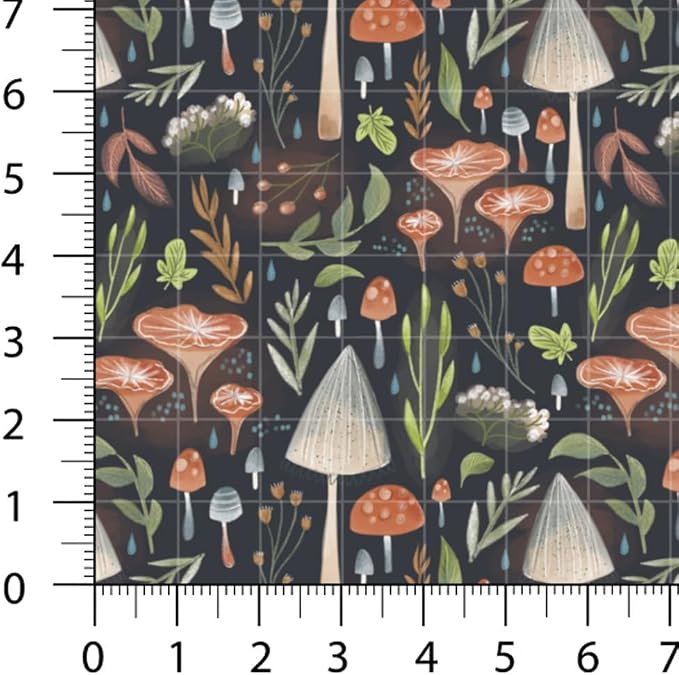 Woodland Patchwork Fabric Panel 100x155 cm – 100% Cotton Satin, 6 Coordinated - Image 9