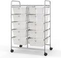 BECOMFORT 10-Drawer Rolling Cart by BECOMFORT