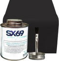 SX 69 Vinyl Repair Kit | Inflatable Bounce House Repair Kit | Includes 8 Ounce Adhesive and Vinyl Roll | for Flexible, Waterproof Repairs of Tears, Punctures, and Holes