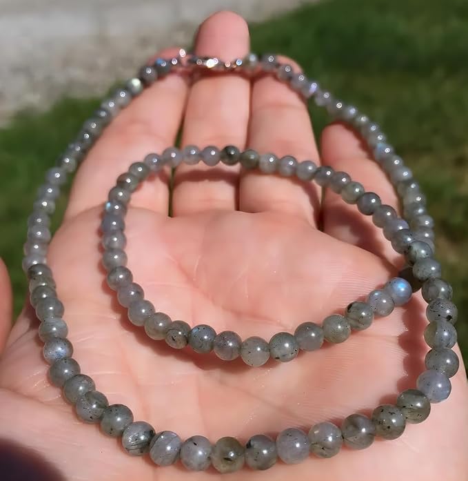 Zenkeeper 108 Pcs Labradorite Gemstone Beads - Image 4