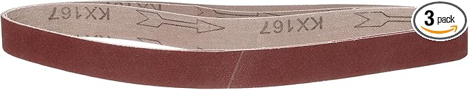 1 x 30 Inch Sanding Belt, 3 Pcs 240 Grit Knife Sharpener Belts Work Sharpening for Belt Sander Knife Carving Tool Metal Working