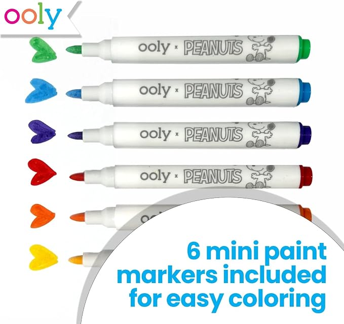 Ooly x Peanuts Snoopy 34 PC DIY Shrinking Art Kit - Image 2