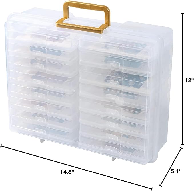 novelinks Photo Storage Box and 16 Inner 4" x 6" Photo Storage Containers | - Image 9